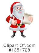 Santa Clipart #1351728 by AtStockIllustration