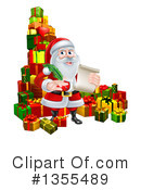 Santa Clipart #1355489 by AtStockIllustration