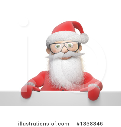 Royalty-Free (RF) Santa Clipart Illustration by Mopic - Stock Sample #1358346
