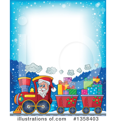 Royalty-Free (RF) Santa Clipart Illustration by visekart - Stock Sample #1358403