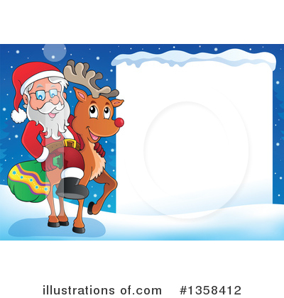 Reindeer Clipart #1358412 by visekart