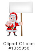 Santa Clipart #1365958 by AtStockIllustration