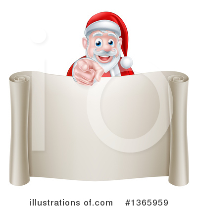 Royalty-Free (RF) Santa Clipart Illustration by AtStockIllustration - Stock Sample #1365959