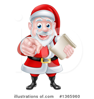 Royalty-Free (RF) Santa Clipart Illustration by AtStockIllustration - Stock Sample #1365960
