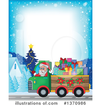 Royalty-Free (RF) Santa Clipart Illustration by visekart - Stock Sample #1370986