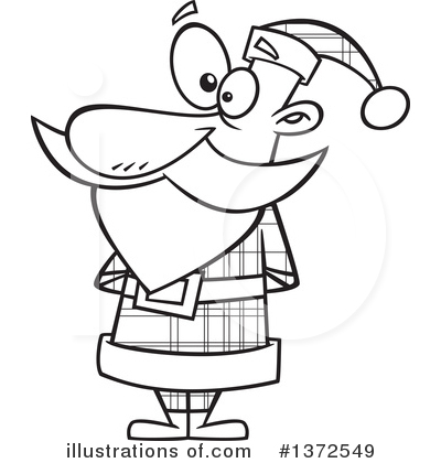 Royalty-Free (RF) Santa Clipart Illustration by toonaday - Stock Sample #1372549