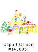 Santa Clipart #1400981 by Alex Bannykh