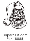 Santa Clipart #1418888 by AtStockIllustration