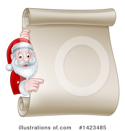 Royalty-Free (RF) Santa Clipart Illustration by AtStockIllustration - Stock Sample #1423485