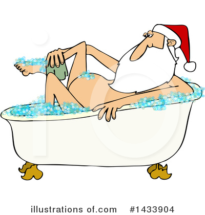 Royalty-Free (RF) Santa Clipart Illustration by djart - Stock Sample #1433904