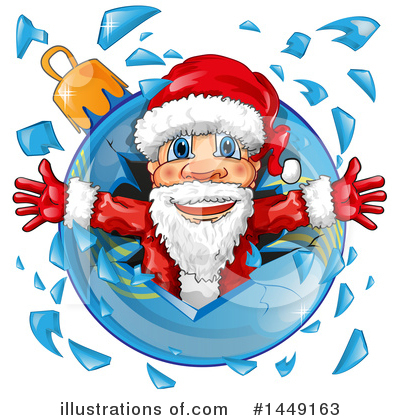 Royalty-Free (RF) Santa Clipart Illustration by Domenico Condello - Stock Sample #1449163