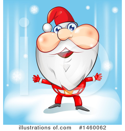 Royalty-Free (RF) Santa Clipart Illustration by Domenico Condello - Stock Sample #1460062