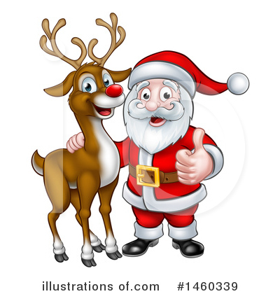 Royalty-Free (RF) Santa Clipart Illustration by AtStockIllustration - Stock Sample #1460339