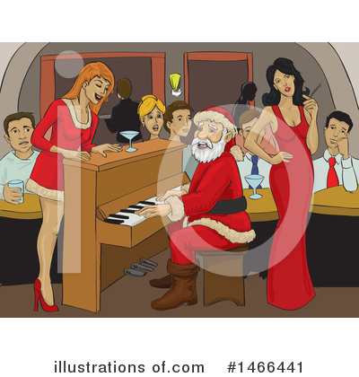 Royalty-Free (RF) Santa Clipart Illustration by David Rey - Stock Sample #1466441