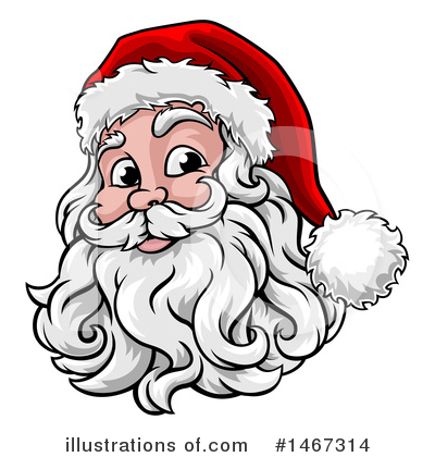 Royalty-Free (RF) Santa Clipart Illustration by AtStockIllustration - Stock Sample #1467314