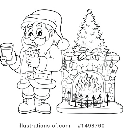 Royalty-Free (RF) Santa Clipart Illustration by visekart - Stock Sample #1498760