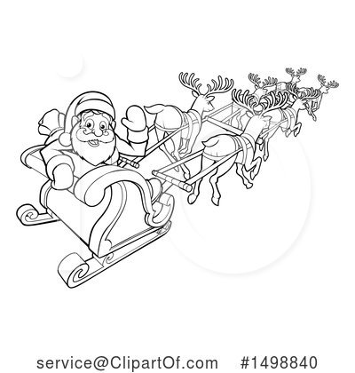 Royalty-Free (RF) Santa Clipart Illustration by AtStockIllustration - Stock Sample #1498840