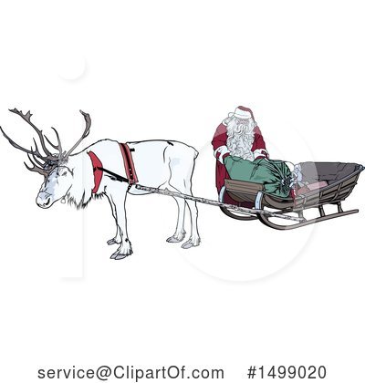 Royalty-Free (RF) Santa Clipart Illustration by dero - Stock Sample #1499020