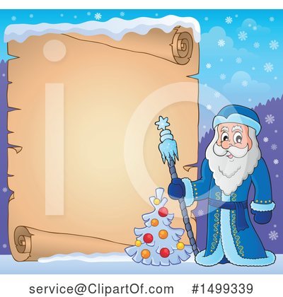 Royalty-Free (RF) Santa Clipart Illustration by visekart - Stock Sample #1499339