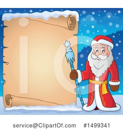 Royalty-Free (RF) Santa Clipart Illustration by visekart - Stock Sample #1499341