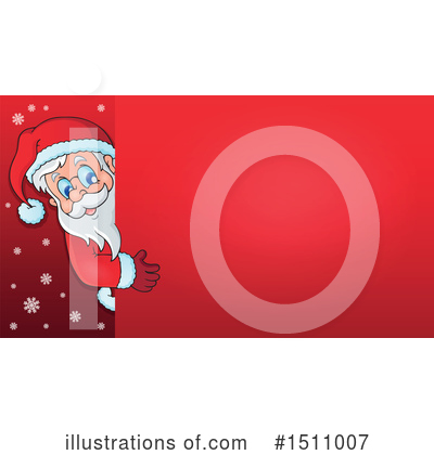 Royalty-Free (RF) Santa Clipart Illustration by visekart - Stock Sample #1511007