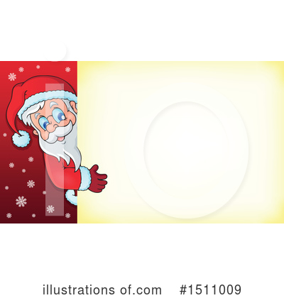 Royalty-Free (RF) Santa Clipart Illustration by visekart - Stock Sample #1511009