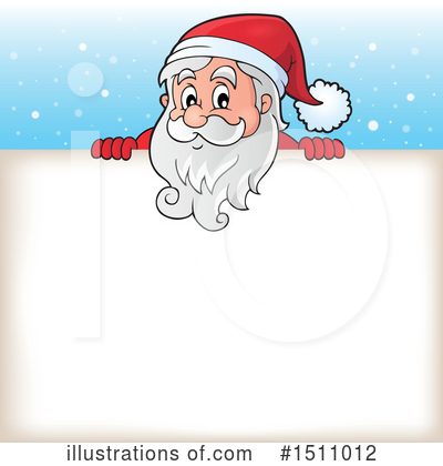 Royalty-Free (RF) Santa Clipart Illustration by visekart - Stock Sample #1511012