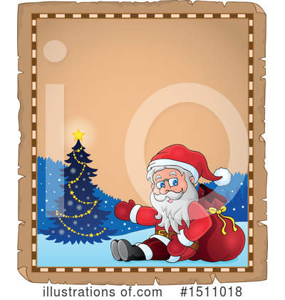 Royalty-Free (RF) Santa Clipart Illustration by visekart - Stock Sample #1511018