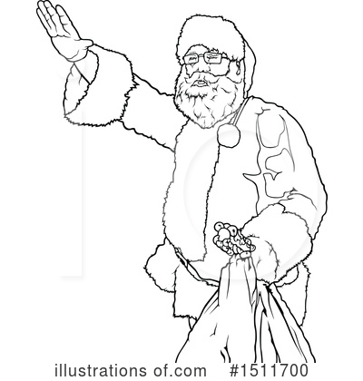 Royalty-Free (RF) Santa Clipart Illustration by dero - Stock Sample #1511700