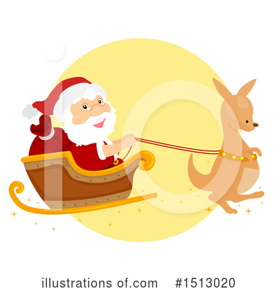 Santas Sleigh Clipart #1513020 by BNP Design Studio
