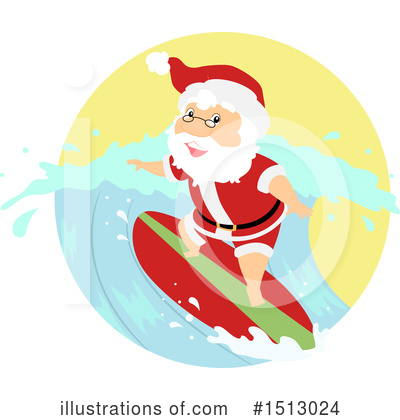 Surfing Clipart #1513024 by BNP Design Studio