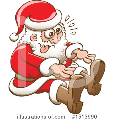 Royalty-Free (RF) Santa Clipart Illustration by Zooco - Stock Sample #1513990