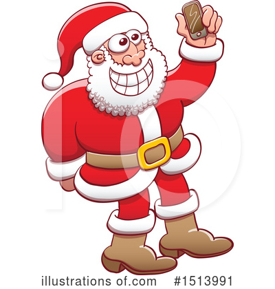 Royalty-Free (RF) Santa Clipart Illustration by Zooco - Stock Sample #1513991