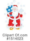 Santa Clipart #1514023 by Alex Bannykh