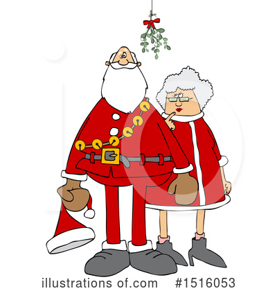 Royalty-Free (RF) Santa Clipart Illustration by djart - Stock Sample #1516053