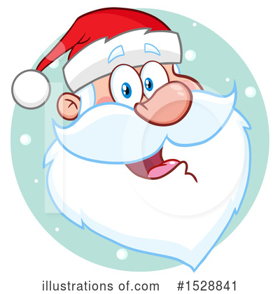 Royalty-Free (RF) Santa Clipart Illustration by Hit Toon - Stock Sample #1528841