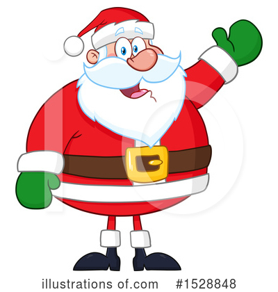 Royalty-Free (RF) Santa Clipart Illustration by Hit Toon - Stock Sample #1528848