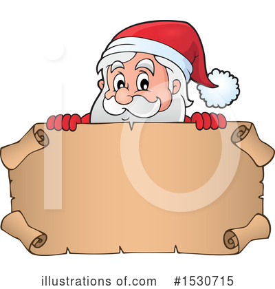 Royalty-Free (RF) Santa Clipart Illustration by visekart - Stock Sample #1530715