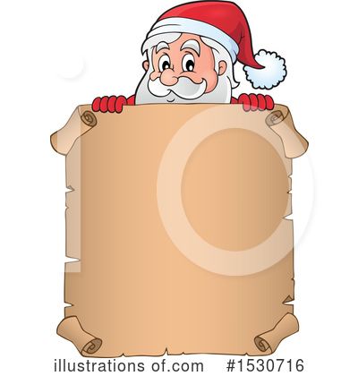 Royalty-Free (RF) Santa Clipart Illustration by visekart - Stock Sample #1530716