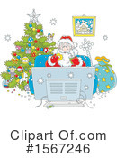 Santa Clipart #1567246 by Alex Bannykh