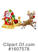 Santa Clipart #1607578 by AtStockIllustration