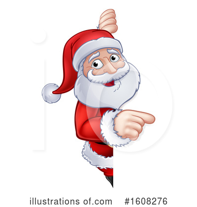 Royalty-Free (RF) Santa Clipart Illustration by AtStockIllustration - Stock Sample #1608276