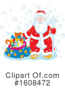 Santa Clipart #1608472 by Alex Bannykh