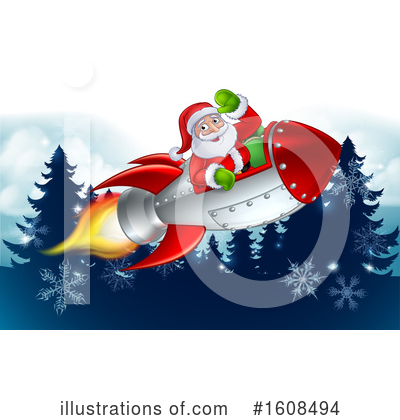 Royalty-Free (RF) Santa Clipart Illustration by AtStockIllustration - Stock Sample #1608494