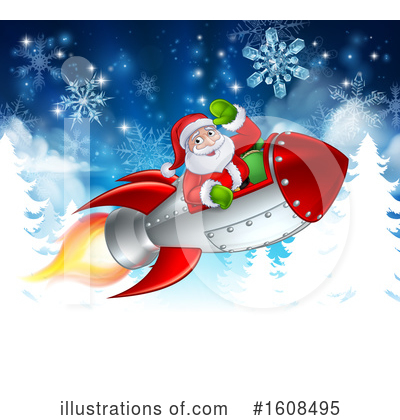 Royalty-Free (RF) Santa Clipart Illustration by AtStockIllustration - Stock Sample #1608495