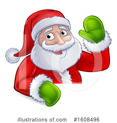 Royalty-Free (RF) Santa Clipart Illustration by AtStockIllustration - Stock Sample #1608496