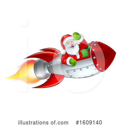 Royalty-Free (RF) Santa Clipart Illustration by AtStockIllustration - Stock Sample #1609140
