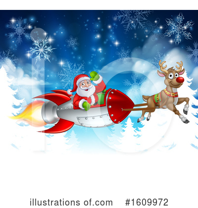 Royalty-Free (RF) Santa Clipart Illustration by AtStockIllustration - Stock Sample #1609972