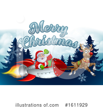 Royalty-Free (RF) Santa Clipart Illustration by AtStockIllustration - Stock Sample #1611929