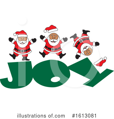Santa Clipart #1613081 by Johnny Sajem
